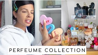 MY PERFUME COLLECTION  CLEAN OUT AND ORGANIZATION lots of cleaning  🧼 🧽 [upl. by Aicarg]