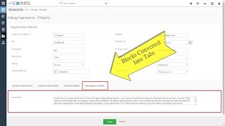 VTiger Tabs Convert Field Block Into Tab [upl. by Caralie229]
