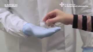 KIMTECH SCIENCE Comfort Nitrile  demonstration [upl. by Reeher560]