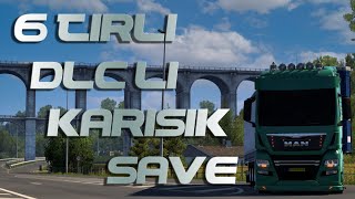 🟢6 TIRLI DLCLİ KARIŞIK SAVE🟢149 TRUCKERSMP🟢 [upl. by Minabe226]