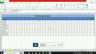 Daily stock maintain in excel format  stock management in excel sheet inventory excel [upl. by Ruhnke]