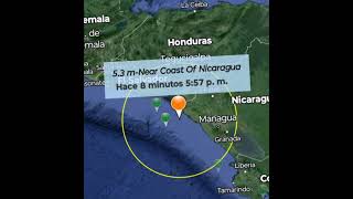 Fuerte sismo en nicaragua terremoto temblor guatemala elsalvador honduras [upl. by Drolet363]