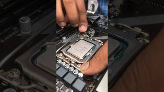 13th gen lga 1700 socket  CPU installation shorts [upl. by Hamon671]