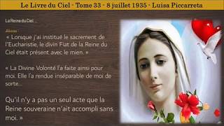 8 Marie Reine du Ciel et de la Terre ♥Dans le Mystère Eucharistique Jésus à Luisa Piccarreta [upl. by Ecienahs731]