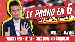 Pronostic Quinté  Vincennes  Prix Dominik Cordeau  1er janvier 2024 [upl. by Marduk257]