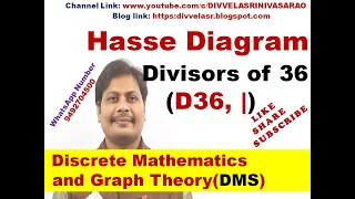 Hasse Diagram for Divisors of 36 D36   Hasse Diagram for D36  Hasse Diagram  DMS  MFCS [upl. by Jessie]