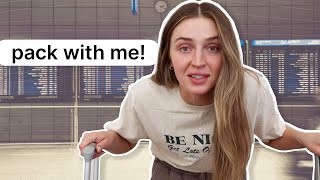 What I ACTUALLY pack on an influencer trip [upl. by Barbie]