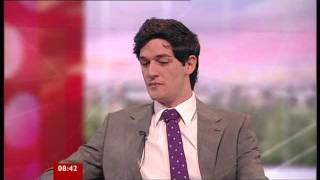 Fired Apprentice Leon Doyle on BBC Breakfast 230611 [upl. by Lindo]