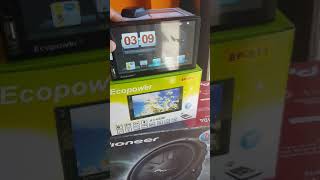 Muestra de funcionamiento de gps en stereo doble din ecopower [upl. by Eicul]