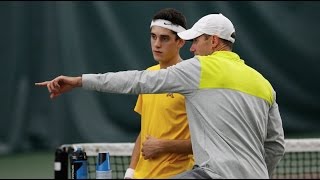 Gopher Mens Tennis  2015 ITA KickOff Preview [upl. by Ymirej]