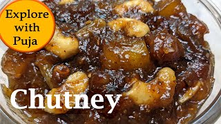 Khejur Aamsotto Chatni  Festival Special  Bengali Chutney Recipe  Bhog Special Chutney  Chutney [upl. by Nefets]