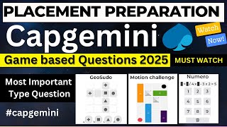 Capgemini Game Based Questions 2025 capgemini [upl. by Franciska199]