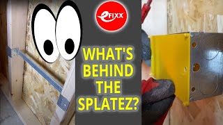 An easy way to install electrical back boxes in plasterboard  SPLATEZ shorts [upl. by Ilatfan62]