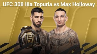 UFC 308 ilia topuria vs max holloway full fight [upl. by Obara]