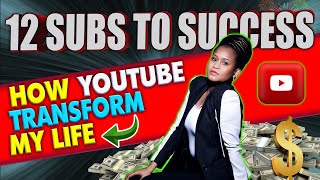 How YOUTUBE Change My LIFE With 12 Subscribers MY Humble Beginning [upl. by Kern318]