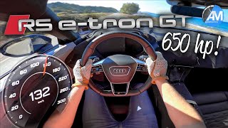 NEW Audi RS etron GT  Launch Control amp 100200 kmh acceleration🏁  by Automann [upl. by Trini]