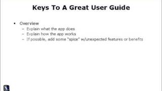 Developing a Mobile App User Guide [upl. by Martine]