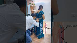 Sciatica pain treatment in India by dr harish grover trend ytshort feed shortfeed [upl. by Adeys940]