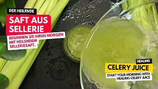 Beginnen Sie Ihren Morgen mit heilendem Selleriesaft healthybreakfast healthyjuice celeryjuice [upl. by Auqenaj]