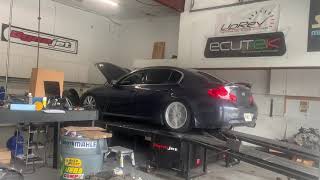 Bolt on G35 sedan dyno tune [upl. by Annwahs826]