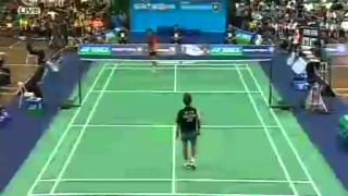 Malaysia Badminton Open 2005 MS Final  Lin DanCHN Vs Lee Chong WeiMAS [upl. by Marita]