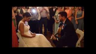 Give It All We Got Tonight by George Strait JB Crockett sings to his bride [upl. by Ahslek]