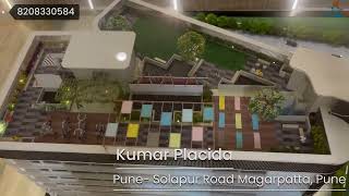 Kumar Placida 2 bhk starts from 85 Lakh at Hadapsar Magarpatta call 8208330584 [upl. by Chuck]