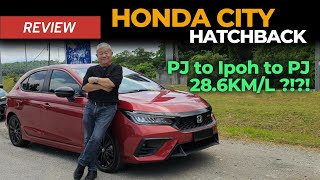 Honda City Hatchback 2024 Media Drive  A Fuel Challenge  YS Khong Driving [upl. by Karame]