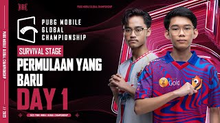 BM 2023 PMGC League  Survival Stage Hari 1  PUBG MOBILE Global Championship [upl. by Nata852]