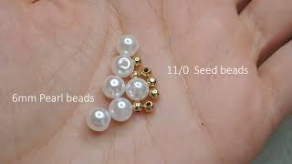 Simple Beaded Bracelet Tutorial for Beginners Easy Way to Make Bracelets with Beads [upl. by Ayala]