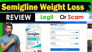 Semigline reviews for weight loss  Is Semigline Legit  Benefits  Side Effects Full Review [upl. by Zonnya]