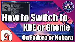 How to Install KDE on Fedora Gnome install and vice versa [upl. by Zuzana]