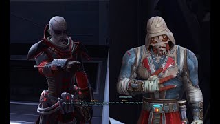 SWTOR Xalek Conversations  Part 1  Sith Inquisitor  ♀️ Female Rattataki  🔴 Dark Side [upl. by Beall]