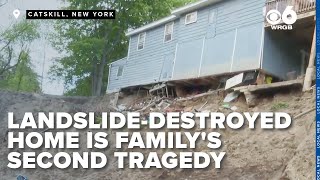 Catskill family faces new tragedy as landslide claims home months after fatal crash [upl. by Abraham866]