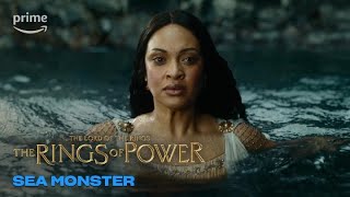 The Rings of Power S2 Sea Monster  Prime Video [upl. by Nwahsir]