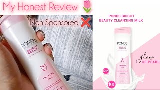 Ponds Bright Beauty Cleansing Milk Review Get clear skin with ponds ponds cleansing [upl. by Ulane133]