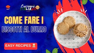 Come fare i BISCOTTI AL BURRO 🍪 Ricette Per Bambini 🍪 Ricette Italiane 🇮🇹 Impariamo a Cucinare [upl. by Dylana]