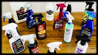 Best Car Detailing SpraysQuick Detailer Products Reviewed [upl. by Nikola]