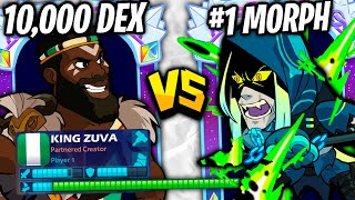 10000 Dex King Zuva VS 1 Morph IN THE WORLD [upl. by Anileva523]