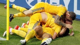 EURO 2012  Украина 21 Швеция  Светлая голова Шевченко [upl. by Ferdinanda]