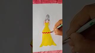 💫 girl Drawing 💕✨  viral  Trending  Shorts  drawing [upl. by Arateehc693]