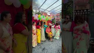 Bihey Garney ki nagarney wedding weddingphotography nepal musicsong bihey haldiceremony [upl. by Nelluc]