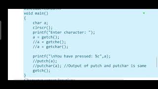 Character IO function in C Language Explained in Hindi with Program [upl. by Ydnirb]