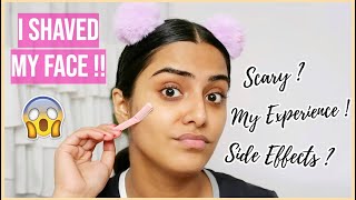 WHAT 😱 I Shaved My Face For The First Time  Step by Step in Hindi  Watch This Before Shaving [upl. by Aciras]