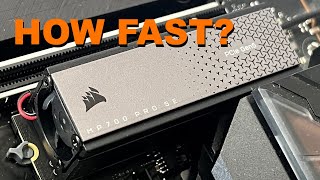 The Fastest PCIE Gen5 SSD Weve Tested  Corsair MP700 PRO SE [upl. by Rexana329]