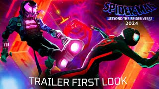 SpiderMan BEYOND THE SPIDERVERSE  First Trailer 2024 Sony Pictures HD [upl. by Airasor]