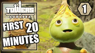 Towers of Aghasba – First 20 Minutes Gameplay  Plant First Colossal Tree  Walkthrough Part 1 [upl. by Sokairyk]