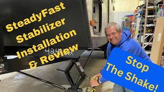 Steadyfast Stabilizer Installation and Review On A 2022 Grand Design XLS 22MLE [upl. by Anastasius]