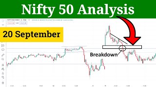 Nifty Analysis for Friday  Prediction for Tomorrow 20 September 2024 [upl. by Akelam]