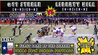 11 Steele vs Liberty Hill Football  2024 4K [upl. by Sparkie]